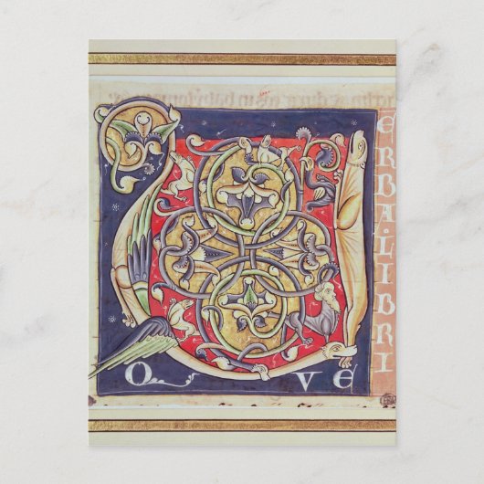 Historisiertes Anfangsdatum "U" Postkarte (Vorderseite)