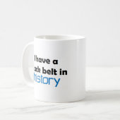 History black belt kaffeetasse (Vorderseite Links)