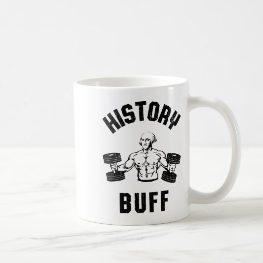 History Buff Funny George Washington Workout , Sma Kaffeetasse (Rechts)