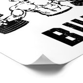 History Buff Funny George Washington Workout , Sma Poster (Ecke)