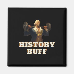 History Buff George Washington 4. Juli Gym Wor Magnet