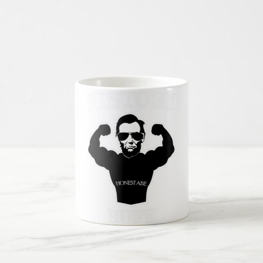 History Buff lustiges Sprichwort Honest Abe Lincol Kaffeetasse (Mittel)