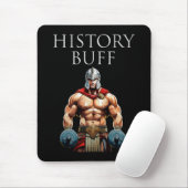 History Buff Roman Centurion Mousepad (Mit Mouse)