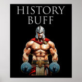 History Buff Roman Centurion Poster (Vorne)
