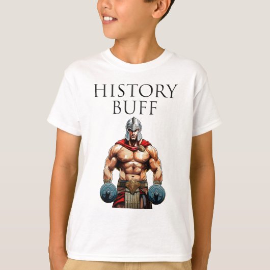 History Buff Roman Centurion T-Shirt (Vorderseite)