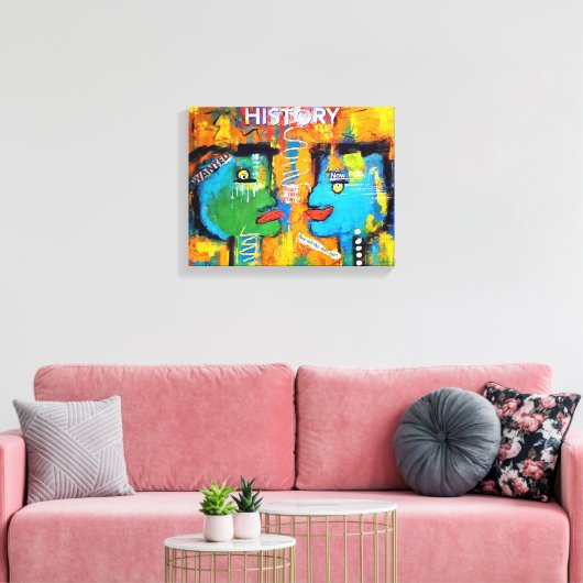 History Canvas Print Leinwanddruck (Insitu (Wohnzimmer))