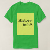 History huh Design Red White and Royal Blue T-Shirt (Design vorne)