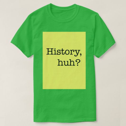 History huh Design Red White and Royal Blue T-Shirt (Design vorne)