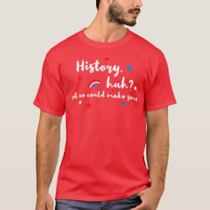 History huh Red White amp Royal Blue T-Shirt