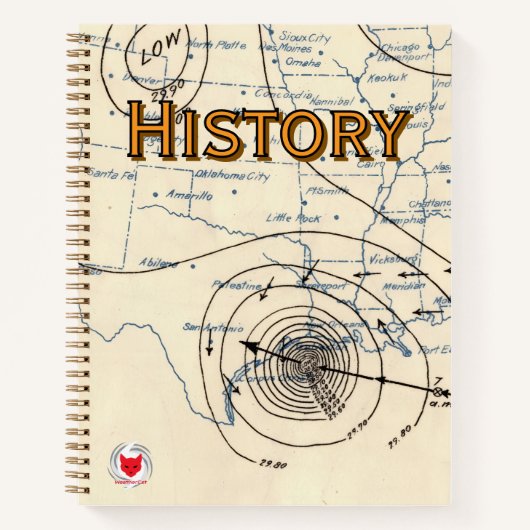 History Notebook Notizblock (Vorderseite)