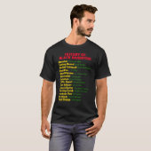 History Of Black Inventors Black History Month Pro T-Shirt (Vorne ganz)