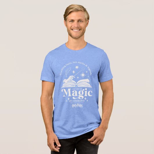 History of Magic at HOGWARTS™ Tri-Blend Shirt (Vorderseite voll)