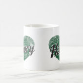 History Retro Heart Blackboard Liebe Kaffeetasse (Mittel)