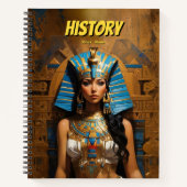 History School Notebook - Anpassbar Notizblock (Vorderseite)