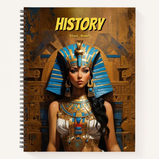 History School Notebook - Anpassbar Notizblock (Vorderseite)