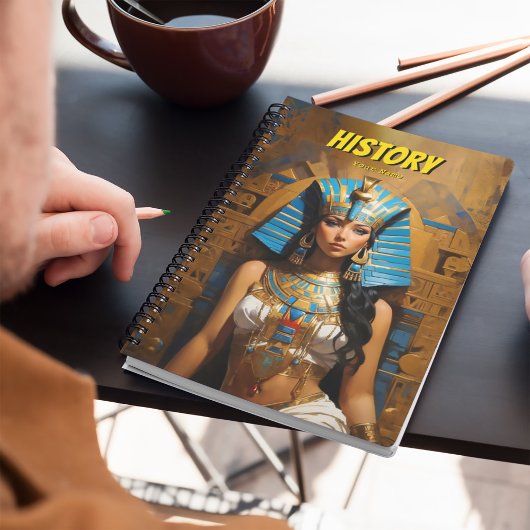History School Notebook - Anpassbar Notizblock