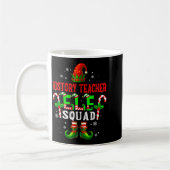 History Teacher Elf Squad Xmas Elf Hat Scute Ss Cu Kaffeetasse (Links)