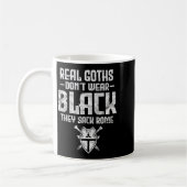 History Teacher Real Goths Don't Wear Black They S Kaffeetasse (Links)