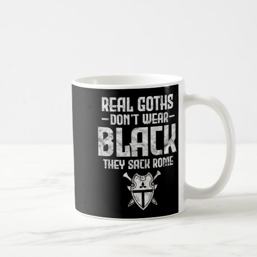 History Teacher Real Goths Don't Wear Black They S Kaffeetasse (Rechts)