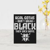 History Teacher Real Goths Don't Wear Black They S Karte (Gelbe Blume)