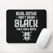 History Teacher Real Goths Don't Wear Black They S Mousepad (Mit Mouse)