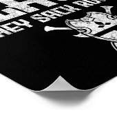 History Teacher Real Goths Don't Wear Black They S Poster (Ecke)