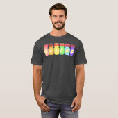 Hit auf der Rainbow Poppers Modern T-Shirt (Vorne ganz)