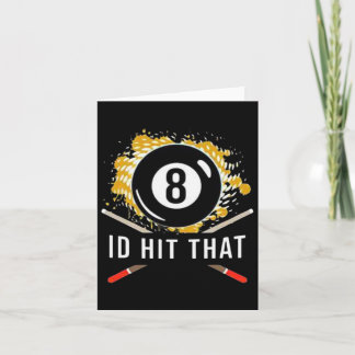 Hit das - 8-Ball Pool Billard Spaß Karte