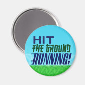 Hit den Boden rUNNING! Magnet (Vorderseite/Rückseite)