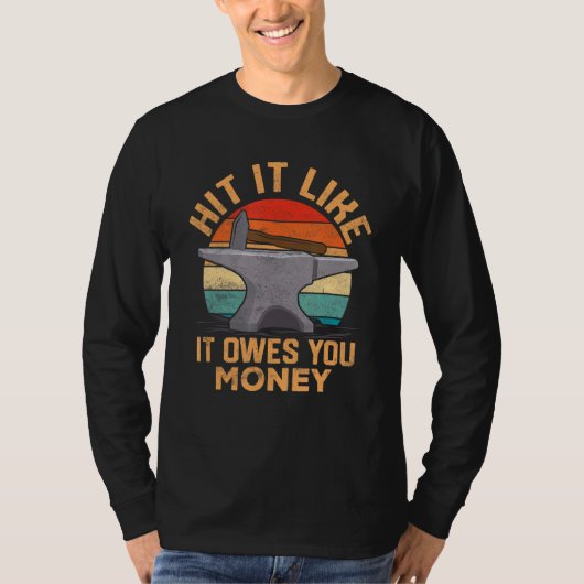 Hit es, als ob es dir Geld verdankt Ironworker For T-Shirt (Vorderseite)