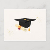 Hit euch ab: Abschluss Cards Einladungspostkarte (Rückseite)