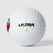 Hit Golf Ball Cartoon (Logo)