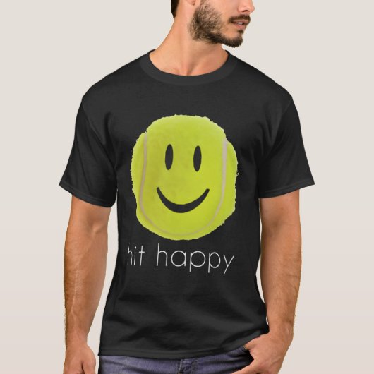 Hit Happy Tennis T-Shirt (Vorderseite)