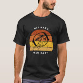 Hit Hard Win Easy Football Shirt (Vorderseite)
