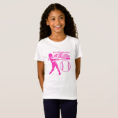 Hit like a Girl - Baseball T T-Shirt (Vorne ganz)