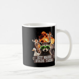 Hit Maxes Evade Taxes Funny Gym Bodybuilding Lifti Kaffeetasse