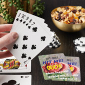 "HIT ME" Blackjack-Spielkarte Spielkarten (In Situ)