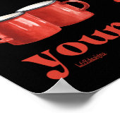 HIT ME MIT IHREM BESTEN POT lustige Kaffee-Kneipe- Poster (Ecke)