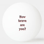 Hit Me Super Trump personalisieren Tischtennisball (Rückseite)