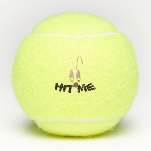 Hit Me Tennisball Tennisbälle (Vorderseite)