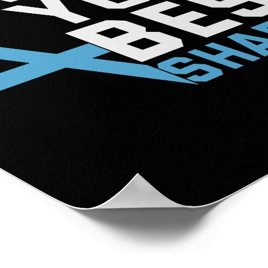 Hit me With Your Best Shabbat Funny Jewish Gift Poster (Ecke)