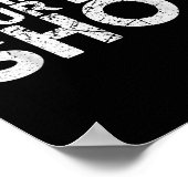 Hit mich mit eurem besten Shot für Badminton Playe Poster (Ecke)