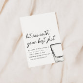 Hit mich mit Ihrem besten Shot-Party laden Einladung