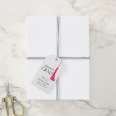 Hit Off to Grad Pink & Gold Tassel Abschluss Geschenkanhänger (Mit Garn)