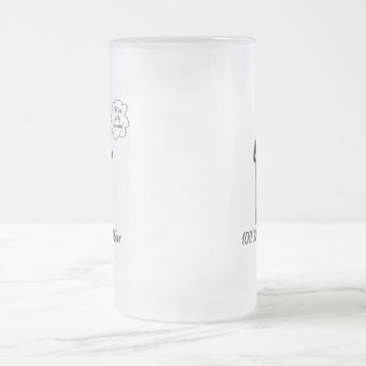 Hit sie in den ding 100 Minuten Mattierte Tasse (Mittel)