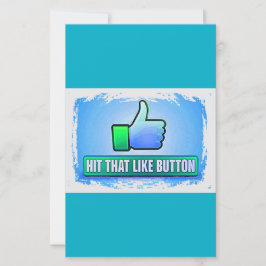 Hit that like Button Einladungen & Ankündigungen