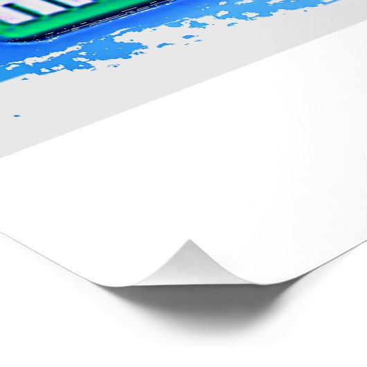 Hit That Like Button Poster (Ecke)