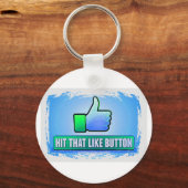 Hit That Like Button Schlüsselanhänger (Rückseite)