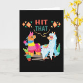 Hit That Pinata Birthday Karte (Gelbe Blume)