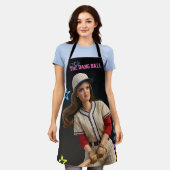 Hit The Dang Ball Funny Baseball Mom Doll Face Schürze (Getragen)